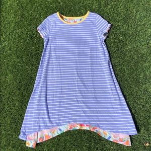 Kids Matilda Jane reversible multi color dress